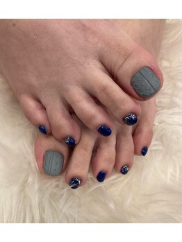 トータルサロン 白べぇーっ プラス/☆冬フットネイル☆