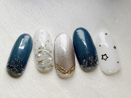 クリスマスネイル