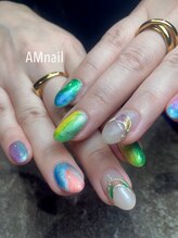 エーエムネイル(Am:nail)/嵐メンカラニュアンス