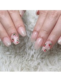 春を感じるお花ネイル