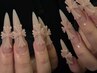 チップワンカラー+流行りのクロムパーツ２つ込み　¥9980