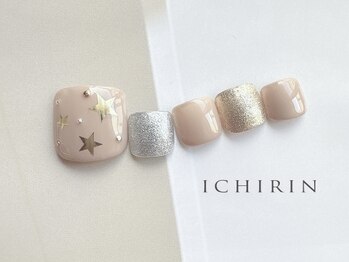 イチリンネイル 千葉店(ICHIRIN NAIL)/シンプルフットネイル 