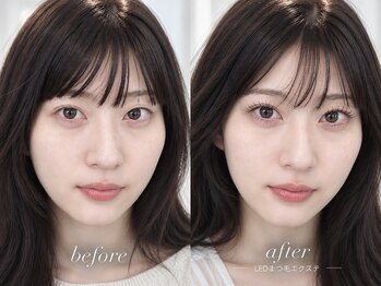 スムー 金沢駅前店(Smoo)の写真/目の形に合わせた似合わせマツエクで理想の目元へ♪【まつげパーマ/眉毛/マツエク】
