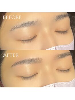 ボス ブロウ 天白店(BOSS BROW)/【レディース眉毛】before after