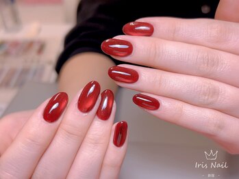 アイリス(Iris)/クリアマスネイル￥4990