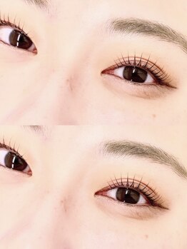 エミュ(emu)の写真/【～自分史上最高のお目元に～】ナチュラル上品～ぱちっとデザイン性の高いまつ毛パーマ♪