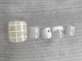春　フットネイル　デザイン