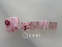 アンネ 梅田 ALLYS店(ANNE)/8月 foot art design