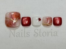 ネイルズ ストーリア(Nails Storia Salon&School)/9500円/定額フットアートD