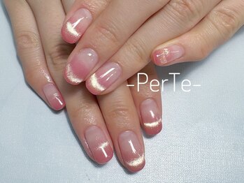 春ネイル/フレンチネイル/マグ