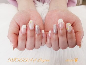 ガラス×お花