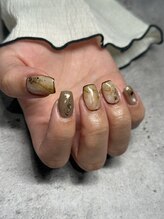 モツヲネイル(motsu.O! NAIL)/軽やか♪天然石風デザイン