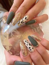 スール(Soeur)/レオパード柄ネイル♪