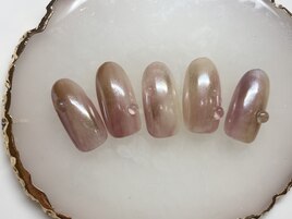 桃ネイル/定額Cコース