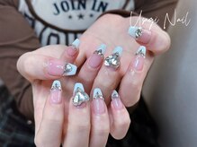 ウサギネイル 新大久保店(usagi nail)/マグネットフレンチ秋可愛い