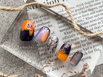 サトリネイルルーム 西宮北口(satori nail room)/ハロウィンデザイン◎゜。