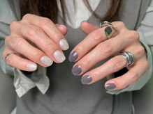 ミンク バイ キャンアイドレッシー(MINK by Can I Dressy)/ワンカラー×フラッシュネイル