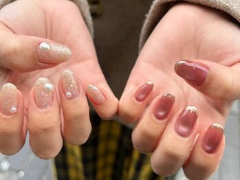 ビューティービースト フォー ネイルアンドアイラッシュ 松浜店(beauty:beast)/アシンメトリーデザイン☆