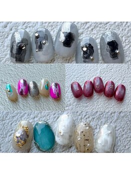 ファンザネイル(fun the nail)の写真/定番のワンカラーから定額コースのデザインもおすすめ◎