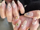 宝石ネイル