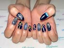 ネイビーのイベントネイル★