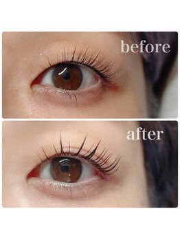 ユードット(u.)/ブラックティントマスカラパーマ