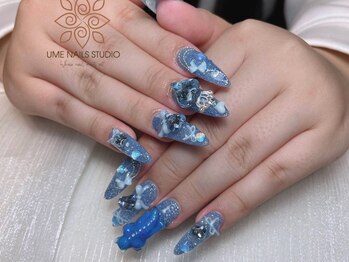 ウメネイルスタジオ(UME NAIL STUDIO)/題長さだしやり放題×つけ放