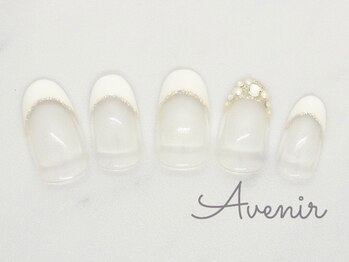 アヴィニール 表参道(Avenir)/ストーンフレンチ☆ブライダル