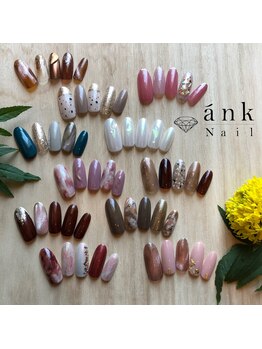 アンクネイル/10月の定額ネイル