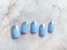 ミーム(meme)/塗りかけ　ミラーフレンチ