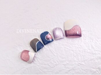 ディバイン ネイルズ(DIVINE NAILS)/フットジェルアートやり放題