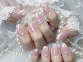 オーロラチークネイル8500円