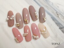 トパーズ 恵比寿(TOPAZ)の雰囲気（パールモチーフがアクセントの定額デザイン♪上品な手元に）