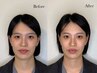 一気に垢抜け【圧倒的変化！面長改善】アイブロウWAX×小顔矯正