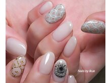 リアン 大宮(Rian)/シアー/モダン柄ネイル/ミラー