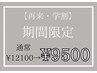 【学生限定】眉ワックス×メンズまつ毛パーマ 9,500円　【60分】