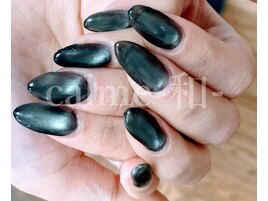 ブラックマグネットネイル