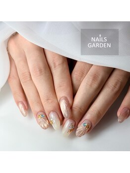 ネイルズガーデン(NAILS GARDEN)/貝殻ネイル