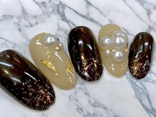 ビービーネイル(BB)/金箔で和ネイル