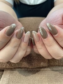 ワンカラー＋ラメ