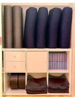 代官山パーソナルスタジオ/豊富なヨガプロップス