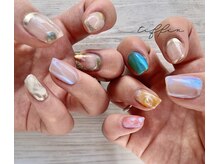 ネイルサロン ティフィン(tiffin)/オーロラニュアンスネイル