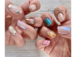 オーロラニュアンスネイル