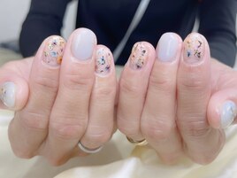 ドライフラワーネイル