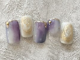 質感パープルニュアンス