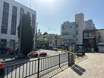 爽快館 ファミリー/商店街のほうへ進んでください