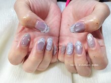 ネイル キッチン モモ(nail kitchen momo)/トレンドのレースネイル＊。