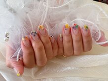 ソワン(SOIN)/サマーフラワーネイル☆7700yen