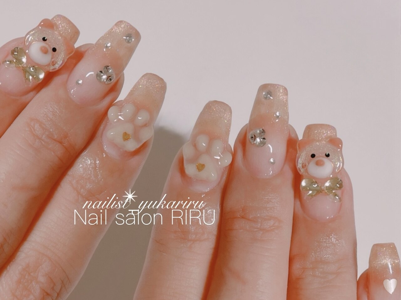 2026年冬トレンド】くまのネイルデザイン集｜人気順｜6ページ目