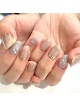 ハーティーネイル 自由が丘南口店(heartynail)/ワンカラー/ラメ/マグネット